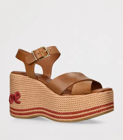 Chloé Elegant Sandal With 10.5 Cm Heel Height For Women In Brown
