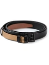ANN DEMEULEMEESTER double layered belt,LEATHER100%