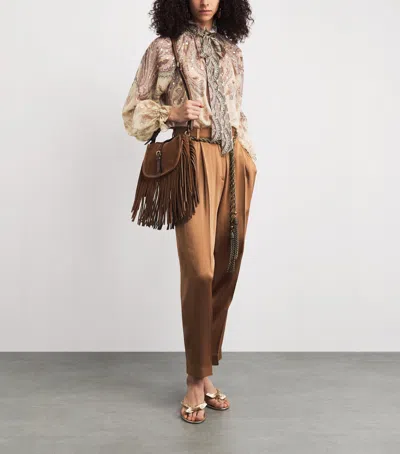 Etro Silk-blend Printed Blouse In Multi