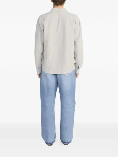 Frame Buttoned Shirt In Gray