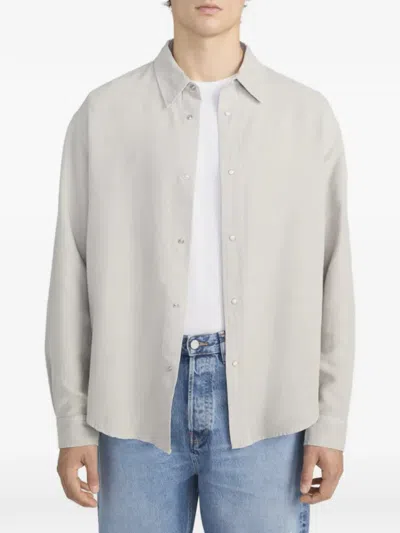 Frame Buttoned Shirt In Gray