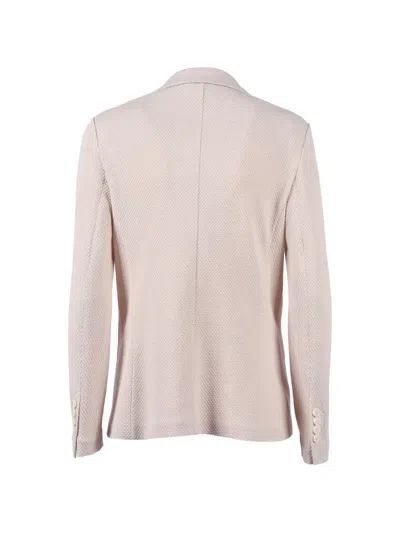 Circolo 1901 Pattern Buttoned Blazer In Pink