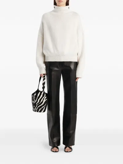 Khaite Juniper Sweater In White