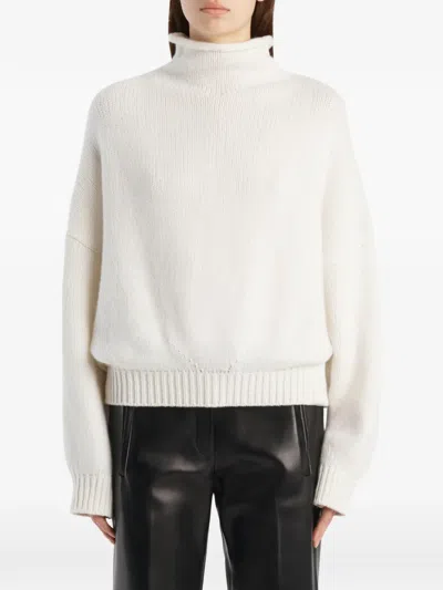 Khaite Juniper Sweater In White
