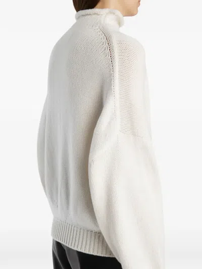 Khaite Juniper Sweater In White
