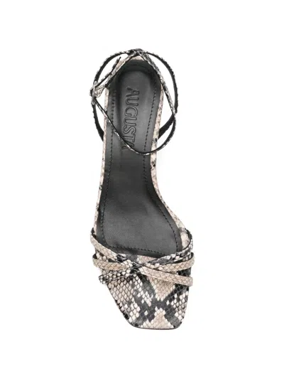 Augusta Uma Snake-effect Sandals In Multi
