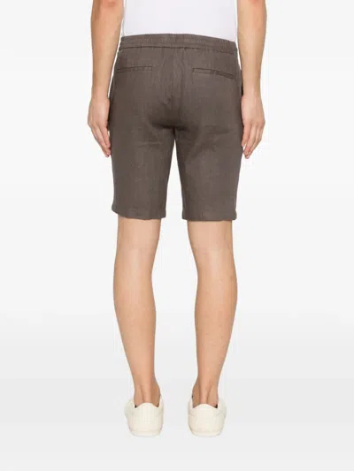 Sand Drawstring Shorts In Brown