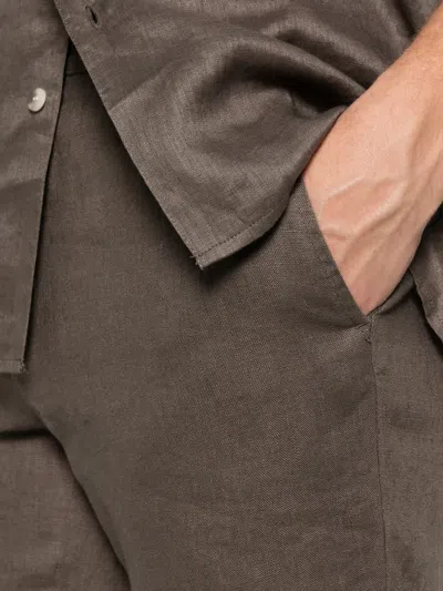 Sand Drawstring Shorts In Brown