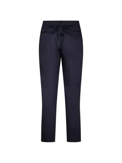 Cellar Door Elasticated Trousers In Blue