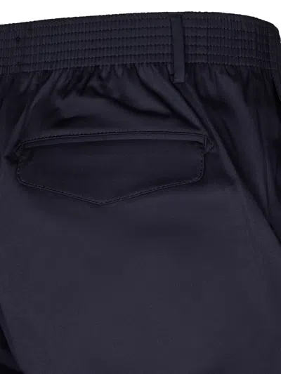 Cellar Door Elasticated Trousers In Blue