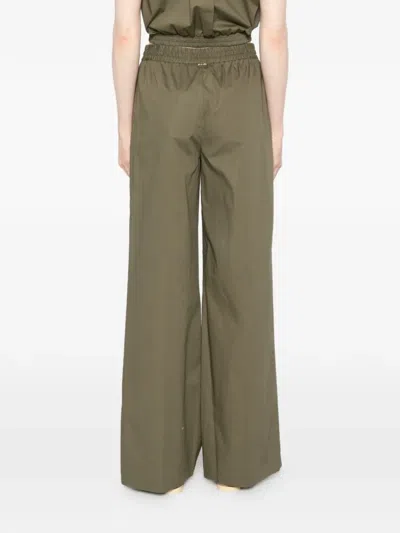 Twinset Drawstring Pants In Green