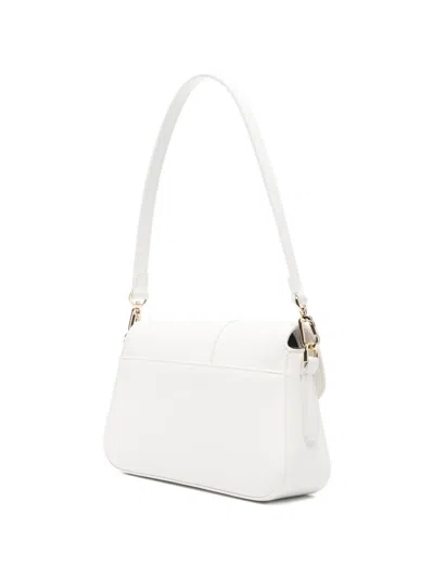 Lacoste Small Flap Shoulder Bag In White
