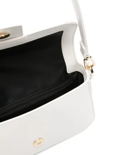 Lacoste Small Flap Shoulder Bag In White
