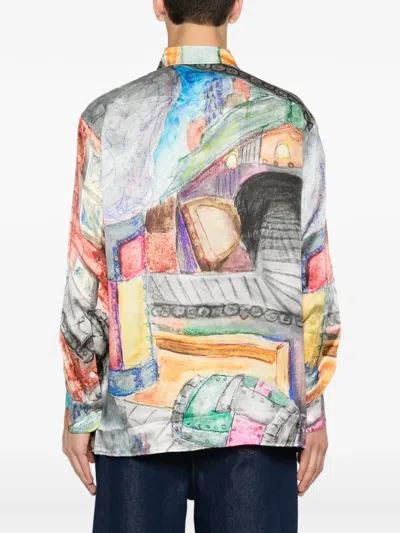Kidsuper Patterned Button-up Shirt In Multi