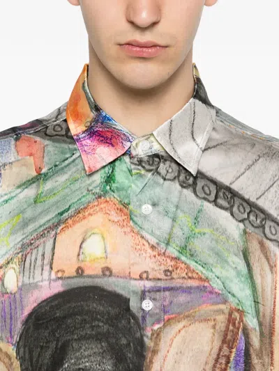 Kidsuper Patterned Button-up Shirt In Multi