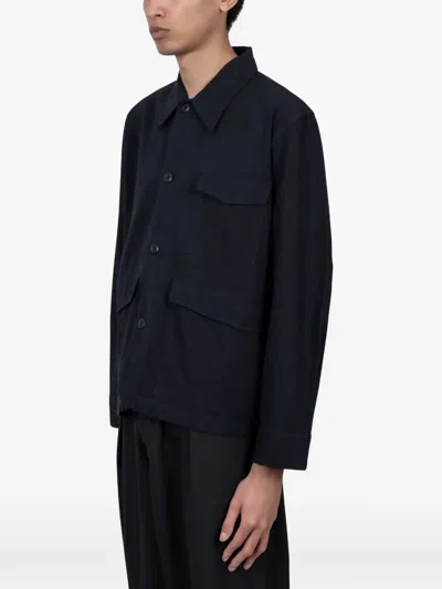 Universal Works Pocket Jacket In Black