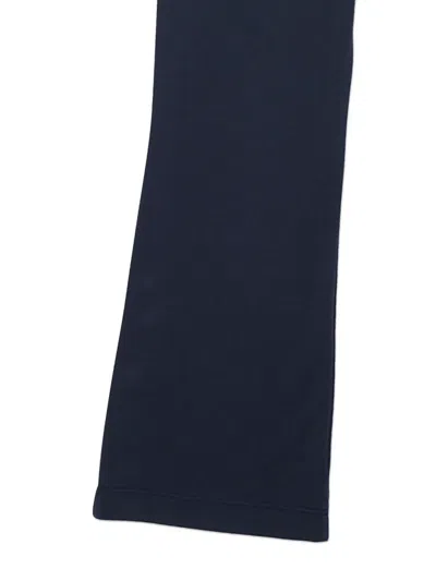 Off-white Flared Trousers In Blue