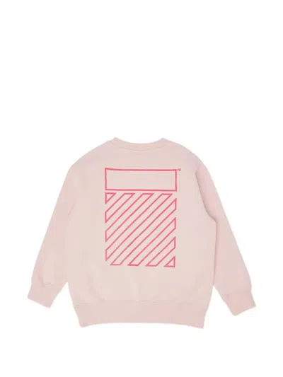 Off-white Diagonal-graphic Sweatshirt In Neutral