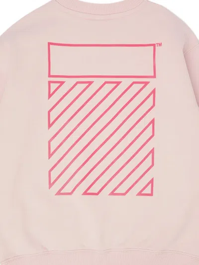 Off-white Diagonal-graphic Sweatshirt In Neutral