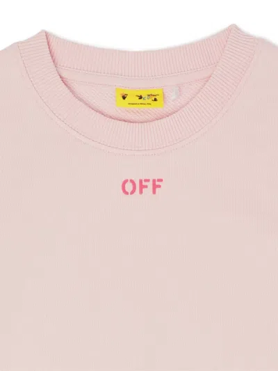 Off-white Diagonal-graphic Sweatshirt In Neutral