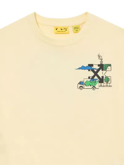 Off-white Graphic T-shirt In Neutral