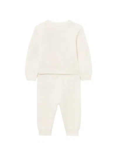 Off-white Long-sleeve Romper In White