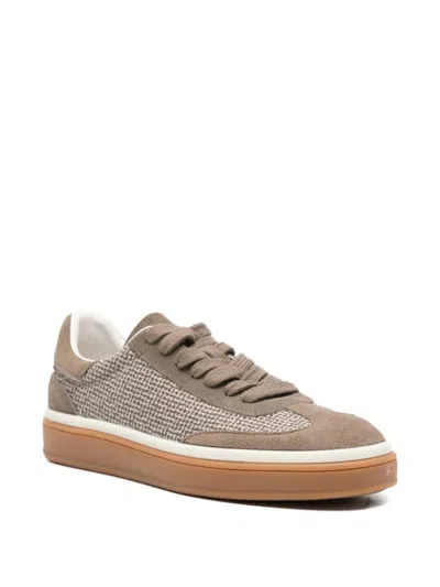 Sergio Moretti Firenze Panelled Sneakers In Multi
