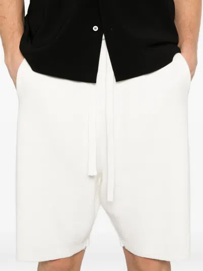 Scaglione Drawstring Shorts In White