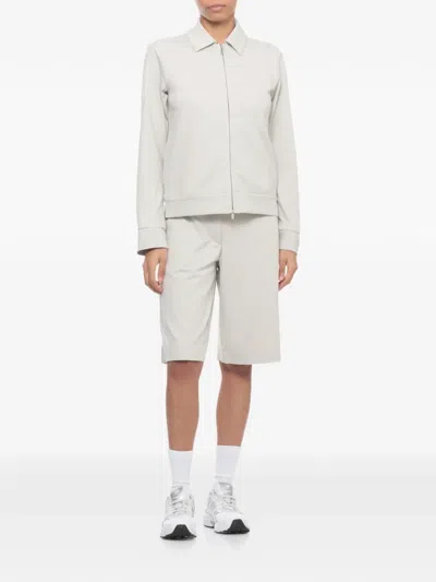 K-way Belt-loop Bermuda Shorts In Neutral