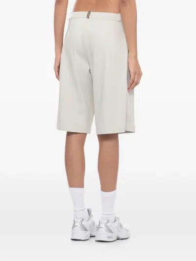 K-way Belt-loop Bermuda Shorts In Neutral