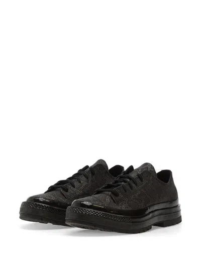 Converse Chuck 70 Patterned Platform Sneakers In Black