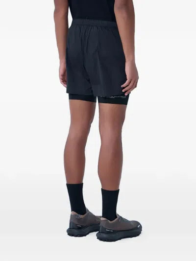 Satisfy Elasticated Waistband-compression Shorts In Black