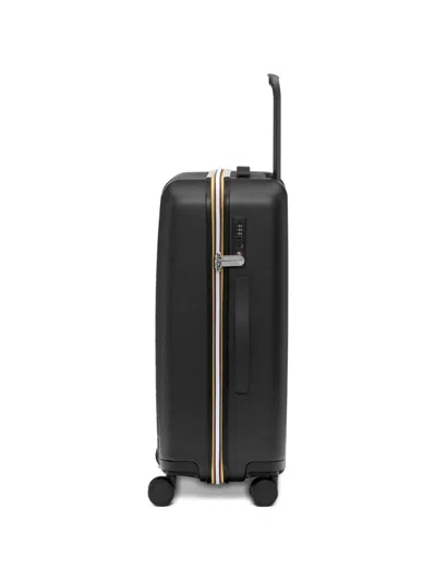 K-way Logo Suitcase In Black