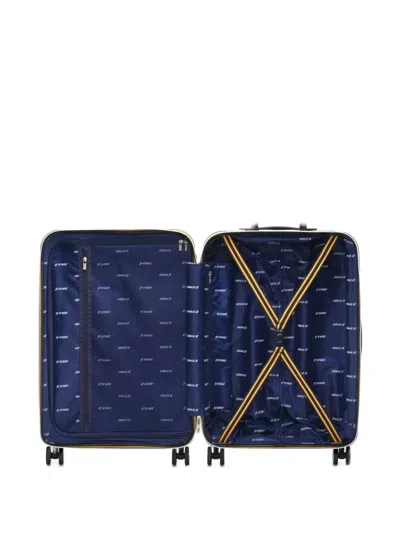 K-way Logo Suitcase In Black