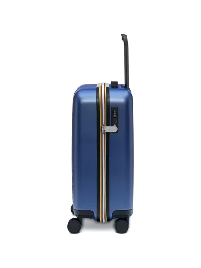 K-way Logo Suitcase In Blue