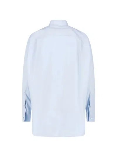 Jil Sander Oversized Button-up Shirt In Blue