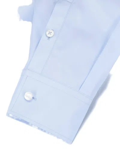 Jil Sander Oversized Button-up Shirt In Blue