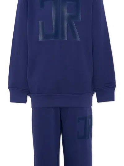 John Richmond Junior Logo-detail Tracksuit In Blue