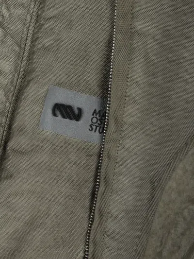 Massimo Osti Studio Collared Zip Jacket In Green