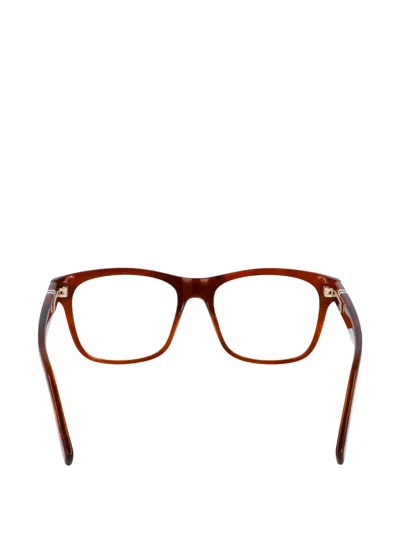 Lacoste Square-frame Glasses In Brown