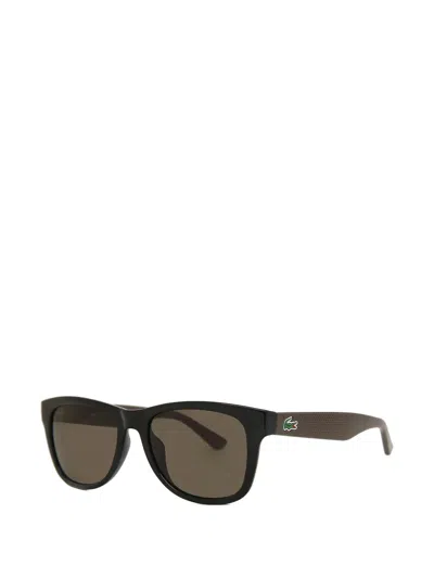 Lacoste Rectangle-frame Sunglasses In Green