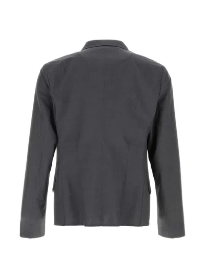 Jil Sander Button-up Blazer In Gray