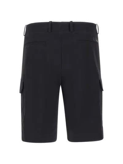 Rrd Belt-loop Cargo Shorts In Black