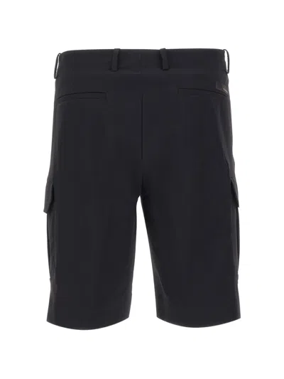 Rrd Belt-loop Cargo Shorts In Black