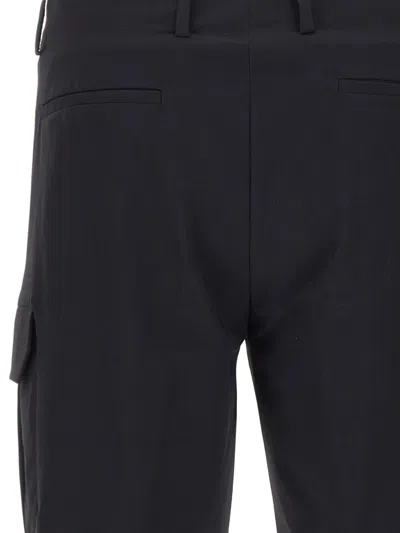 Rrd Belt-loop Cargo Shorts In Black