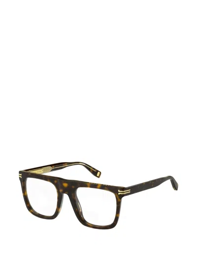 Marc Jacobs Square-frame Glasses In Brown