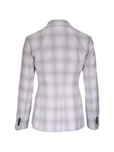 Kiton Shadow Blazer In Multi