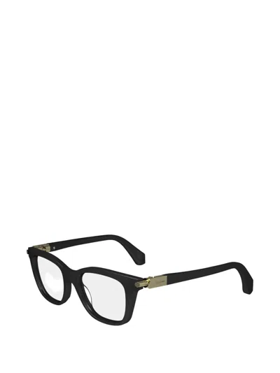 Ferragamo Square-frame Glasses In Black