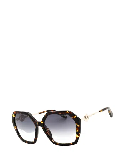 Marc Jacobs Geometric-frame Sunglasses In Multi