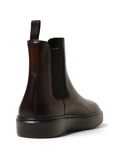 Doucal's Leather Chelsea Boots In Multi